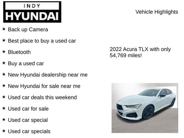 2022 Acura TLX Technology Package