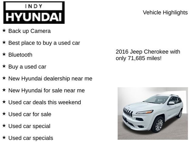 2016 Jeep Cherokee Overland