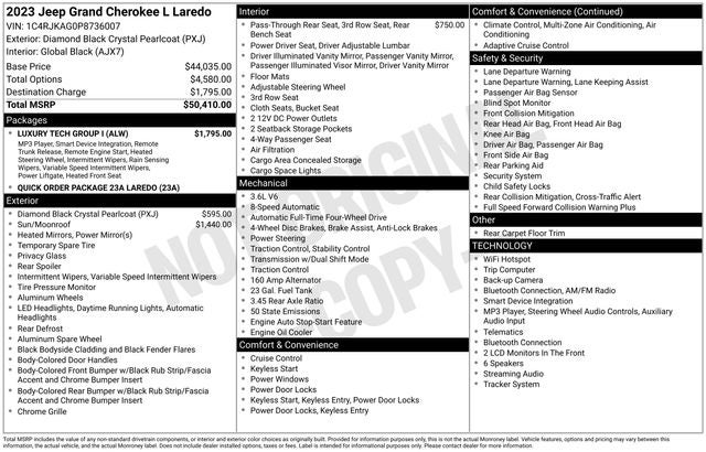 2023 Jeep Grand Cherokee L Laredo