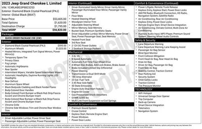 2023 Jeep Grand Cherokee L Limited