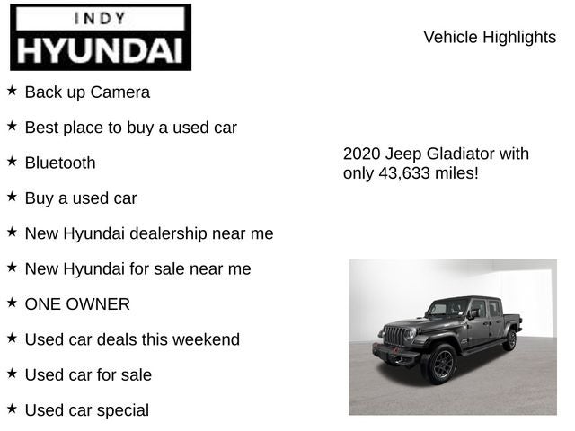 2020 Jeep Gladiator Overland