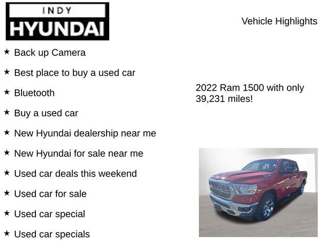 2022 RAM 1500 Big Horn/Lone Star