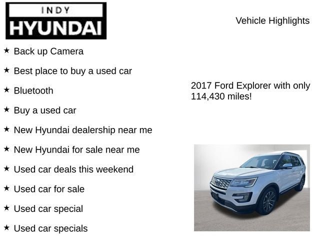 2017 Ford Explorer Platinum