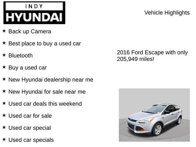2016 Ford Escape S