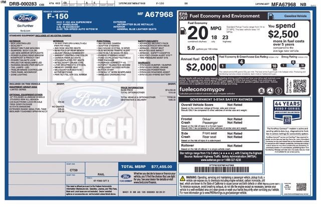 2021 Ford F-150 Limited