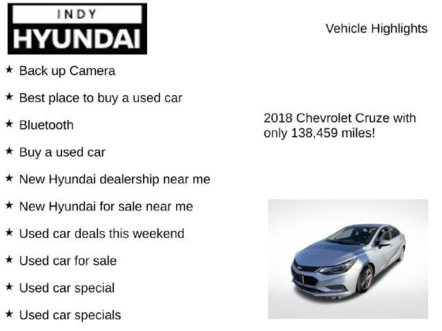 2018 Chevrolet Cruze LT