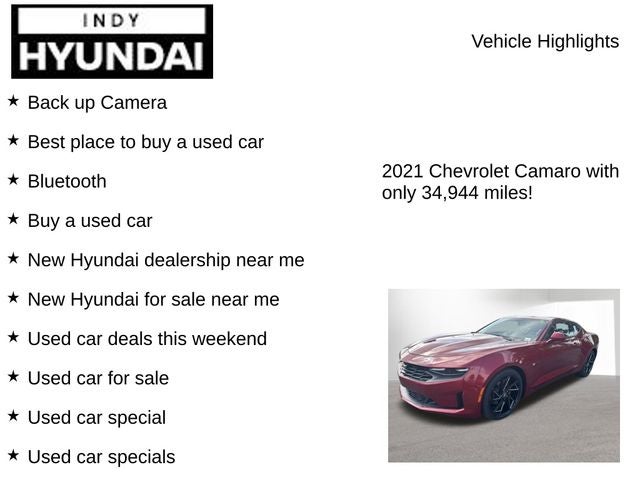 2021 Chevrolet Camaro 1LS