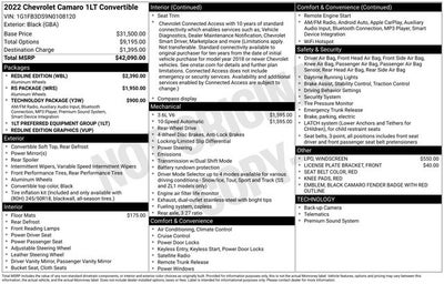 2022 Chevrolet Camaro 1LT