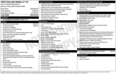 2022 Chevrolet Malibu LT