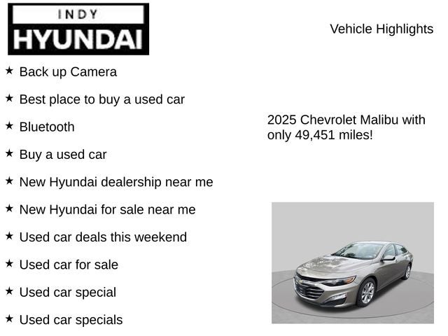 2025 Chevrolet Malibu LT 1LT