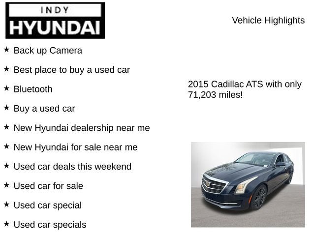 2015 Cadillac ATS 2.0L Turbo Luxury