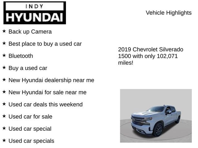 2019 Chevrolet Silverado 1500 High Country