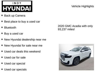 2020 GMC Acadia Denali