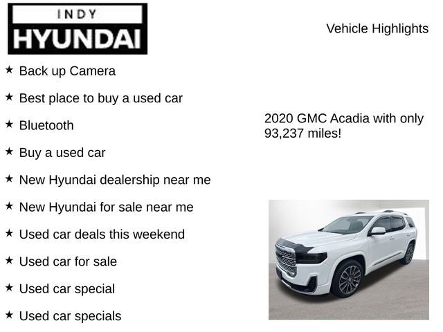 2020 GMC Acadia Denali