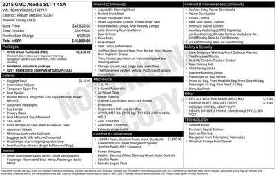 2015 GMC Acadia SLT-1