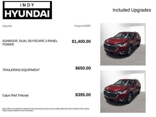 2018 Chevrolet Traverse 3LT