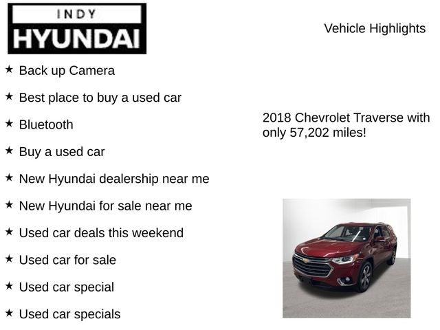 2018 Chevrolet Traverse 3LT