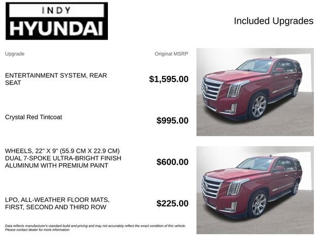 2015 Cadillac Escalade Luxury