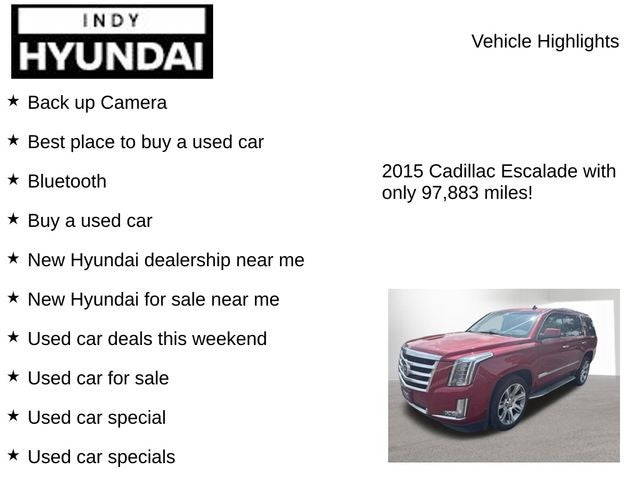 2015 Cadillac Escalade Luxury