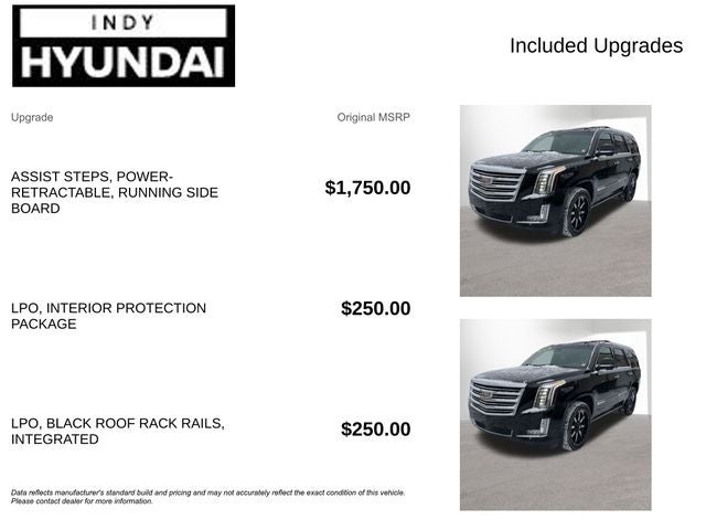 2016 Cadillac Escalade Platinum Edition