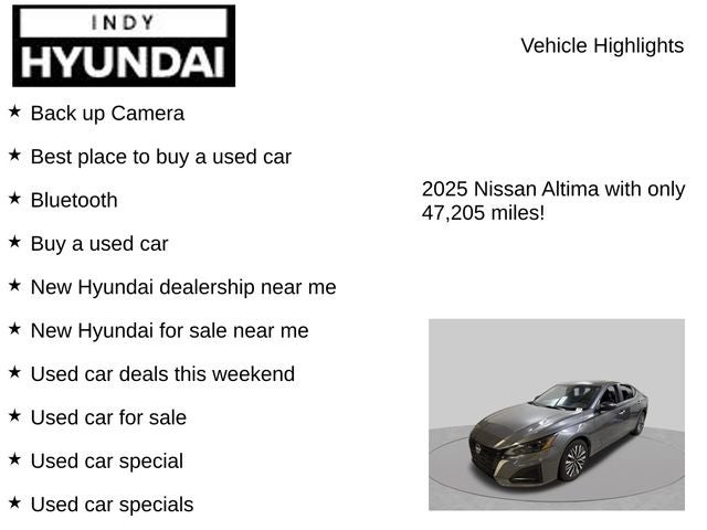 2025 Nissan Altima 2.5 SV