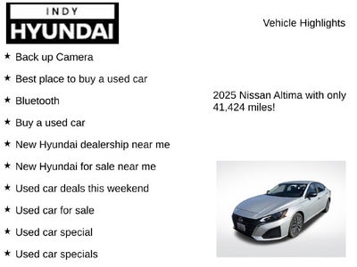 2025 Nissan Altima 2.5 SV