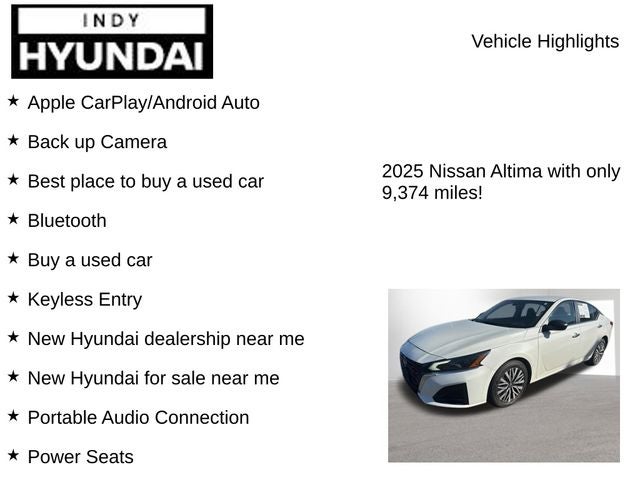 2025 Nissan Altima 2.5 SV