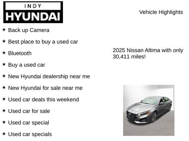 2025 Nissan Altima 2.5 SV