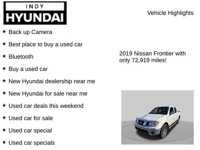 2019 Nissan Frontier SL