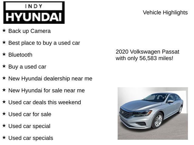 2020 Volkswagen Passat 2.0T SE