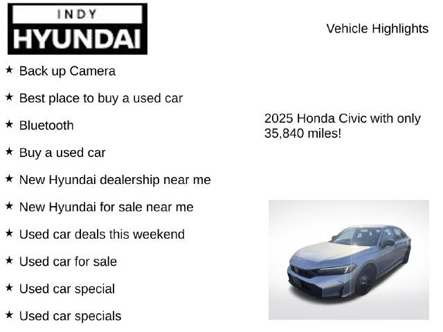 2025 Honda Civic Sport