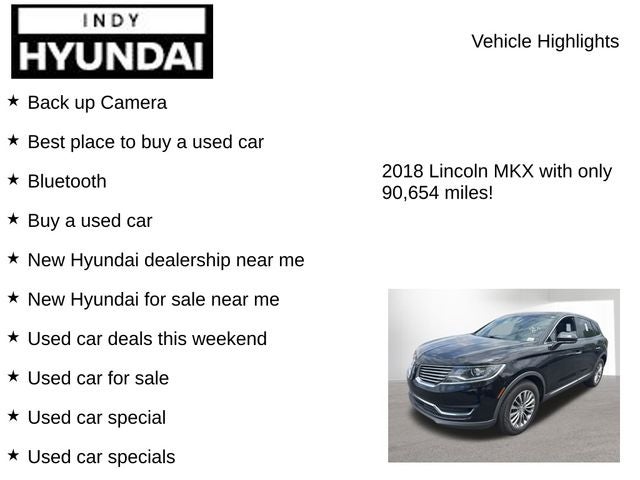 2018 Lincoln MKX Select