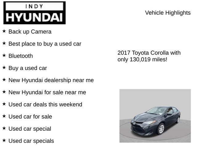 2017 Toyota Corolla LE
