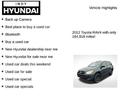 2012 Toyota RAV4 Base