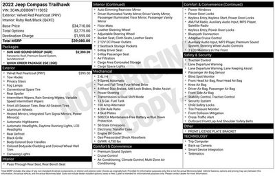 2022 Jeep Compass Trailhawk
