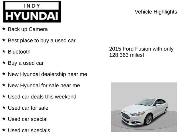 2015 Ford Fusion SE