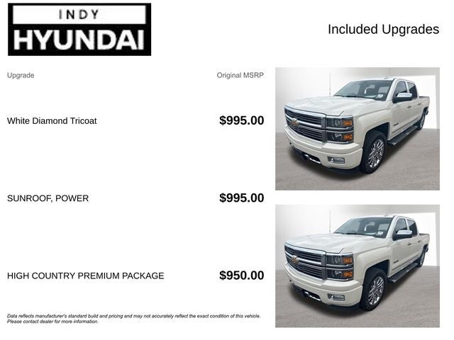 2015 Chevrolet Silverado 1500 High Country