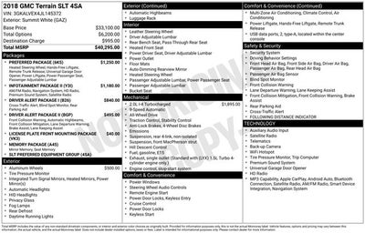 2018 GMC Terrain SLT