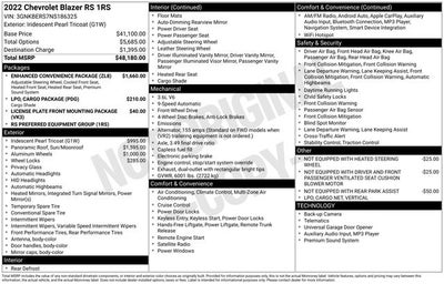 2022 Chevrolet Blazer RS