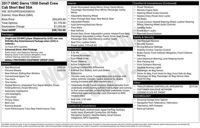 2017 GMC Sierra 1500 Denali