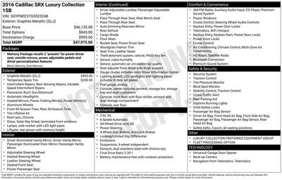 2016 Cadillac SRX Luxury