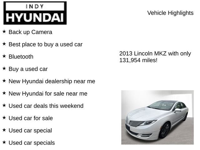2013 Lincoln MKZ Base