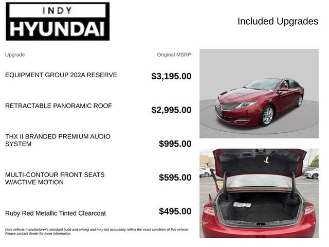 2014 Lincoln MKZ Hybrid Base