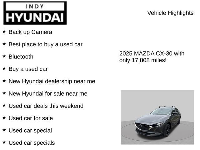 2025 Mazda Mazda CX-30 2.5 S Select Sport