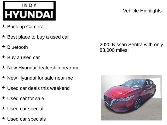 2020 Nissan Sentra SV