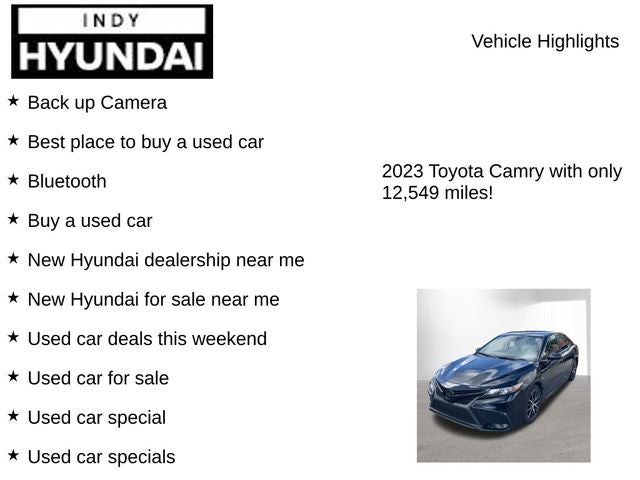 2023 Toyota Camry SE