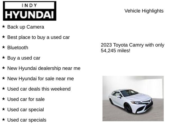 2023 Toyota Camry XSE