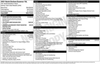 2021 Buick Enclave Essence