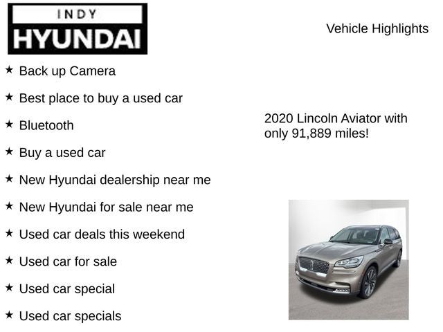 2020 Lincoln Aviator Reserve