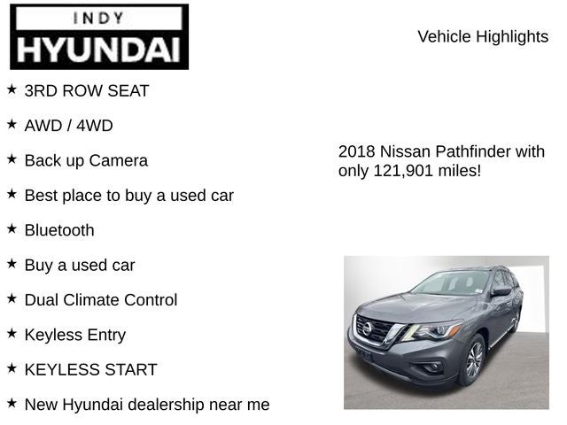 2018 Nissan Pathfinder SV